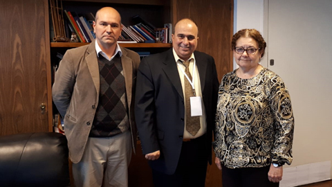 Edith Moraes, Nicolás Ponds y González Pérez