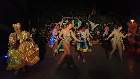 comparsa de candombe en cuba
