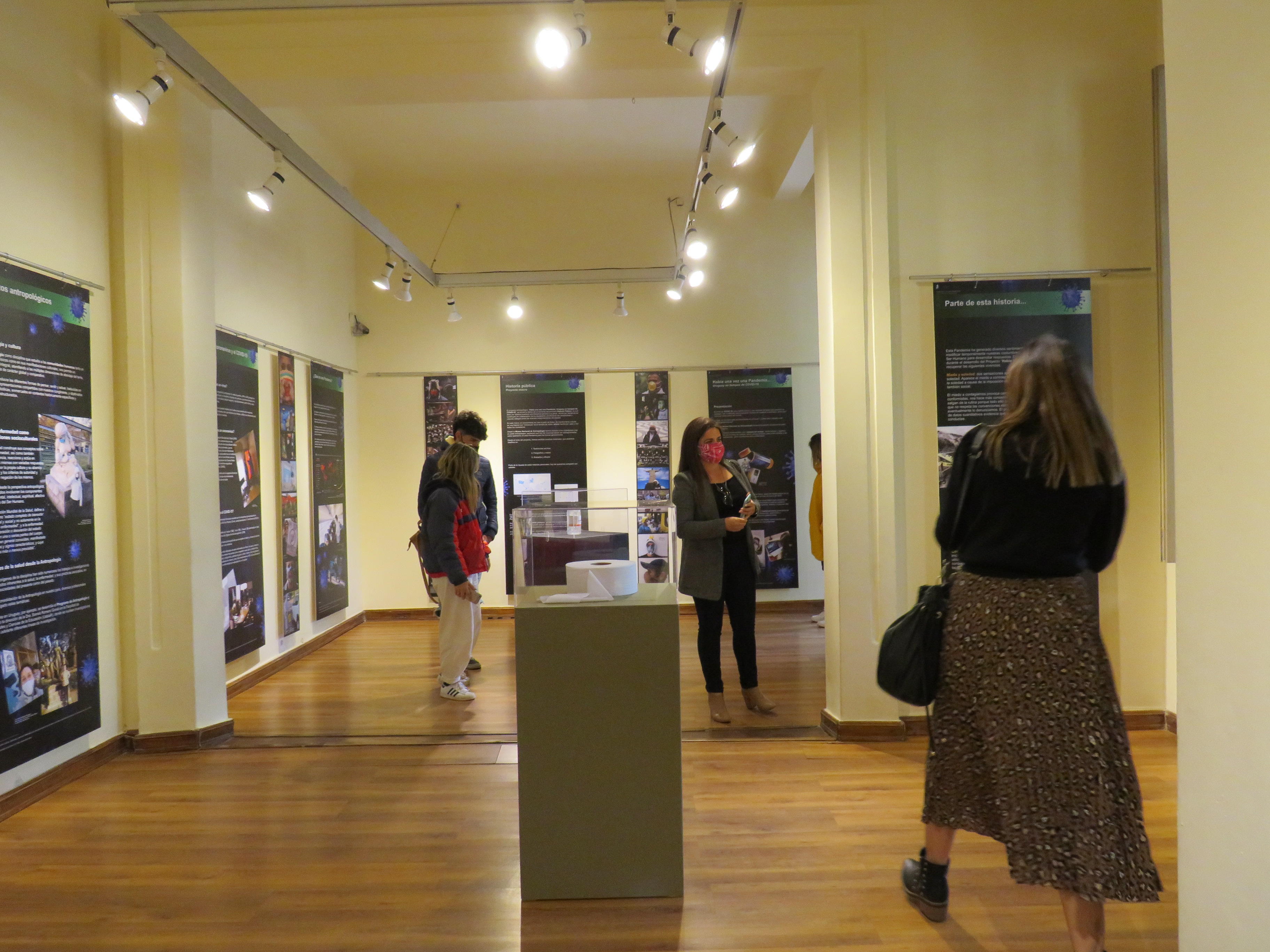 Imagen de la sala donde se realiza la exposición