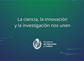 grafica campaña la ciencia, la investigación y la innovación nos unen