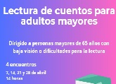 Lectura de cuentos para adultos mayores