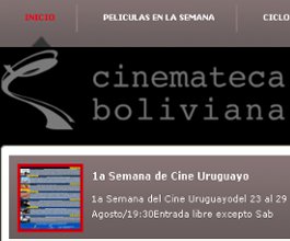 Ciclo de Cine uruguayo en Bolivia
