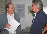 Ehrlich junto a Liscano