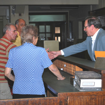 Ehrlich con funcionarios
