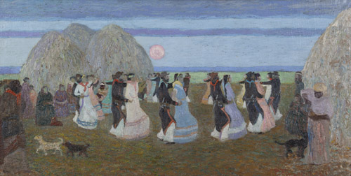 Día de Trilla Óleo sobre lienzo 65 x 126 cm, c. 1922. Día de Trilla Óleo sobre lienzo 65 x 126 cm, c. 1922.