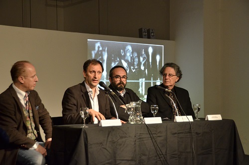 Mesa de autoridades durante el lanzamiento de Vallejo Siempre